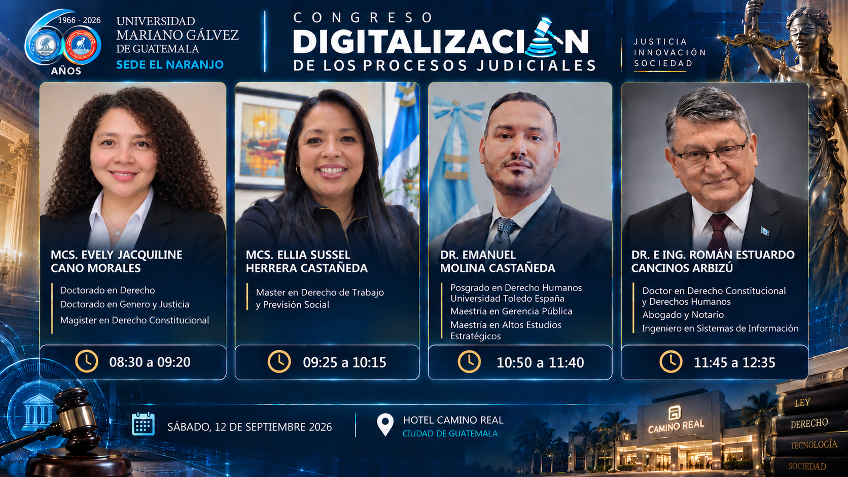 Conferencistas de Ciencias Jurídicas y Sociales